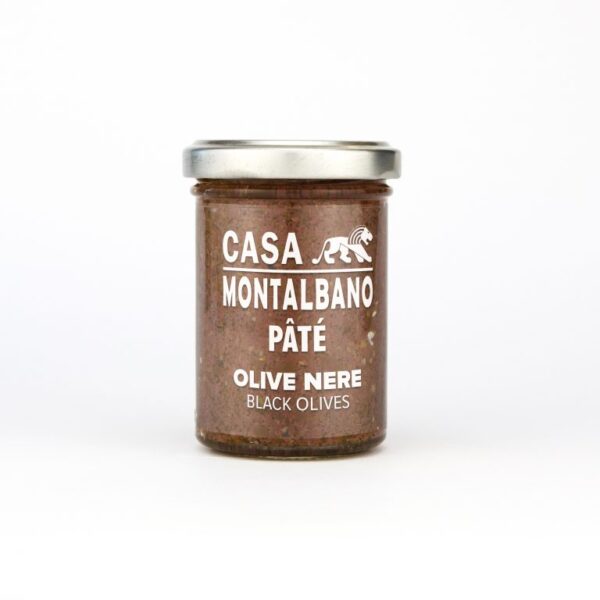 Pâté di Olive Nere 90g Casa Montalbano
